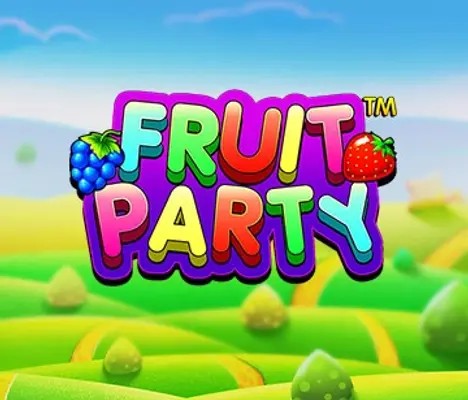 Fruit Party online game logo by Pragmatic Play on paradiseplaycasino.com